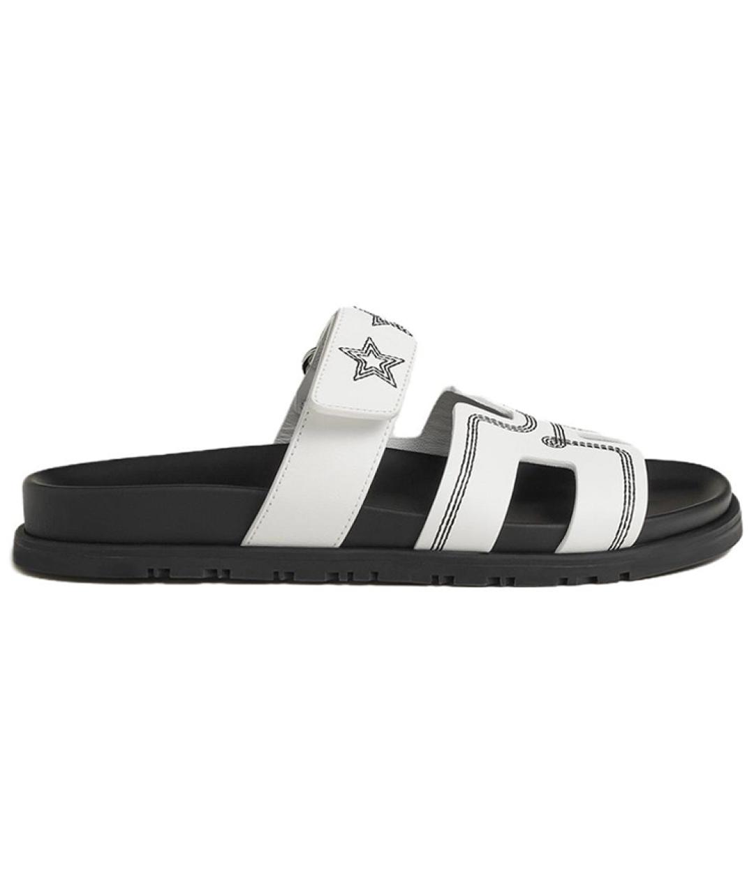 HERMES Белые сандалии, фото 1