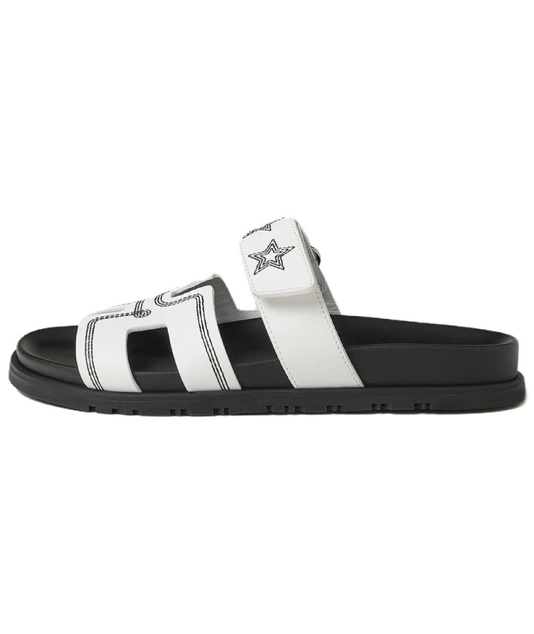 HERMES Белые сандалии, фото 2