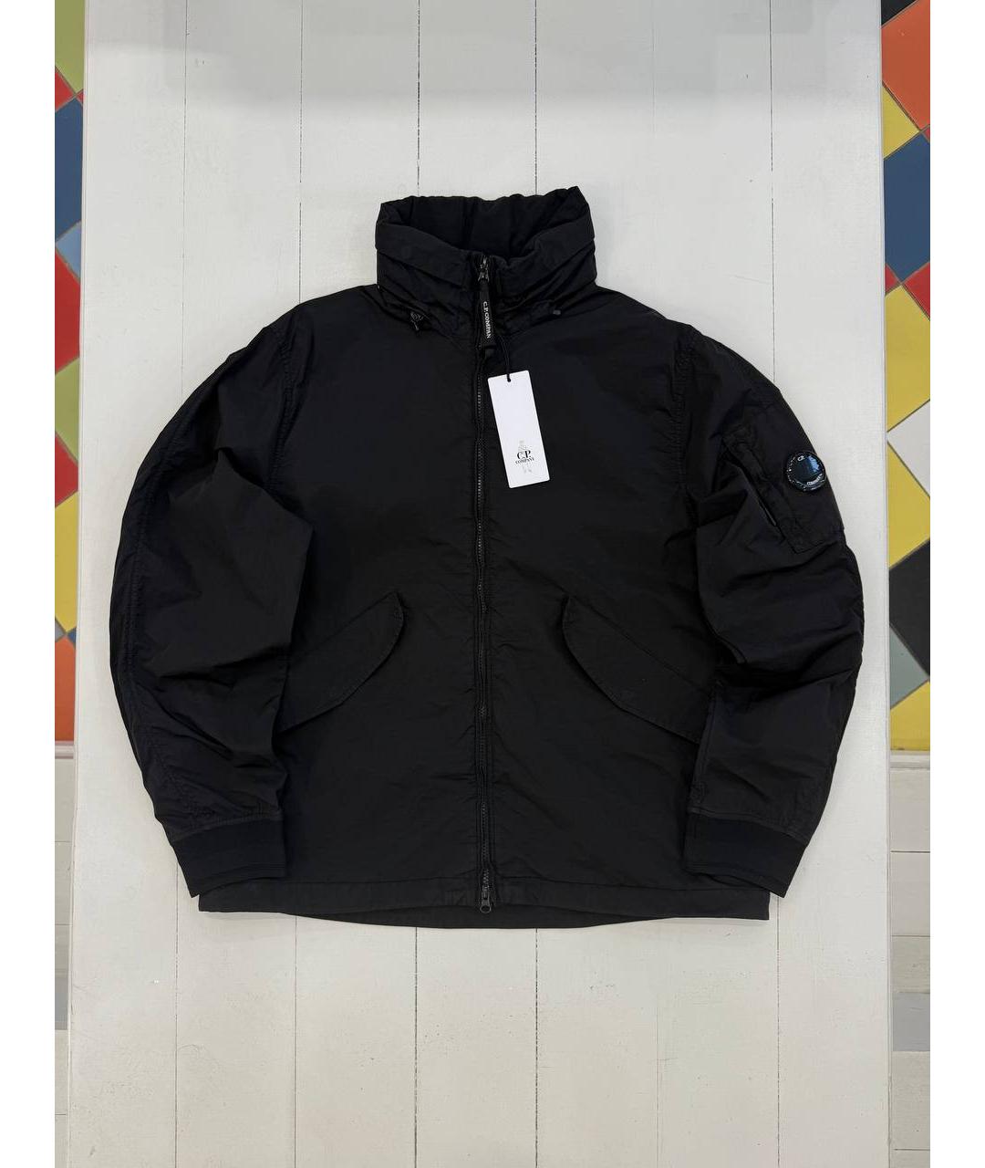 CP COMPANY Черная полиамидовая куртка, фото 4