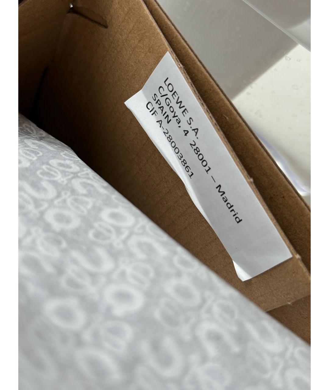 LOEWE Черные кроссовки, фото 3