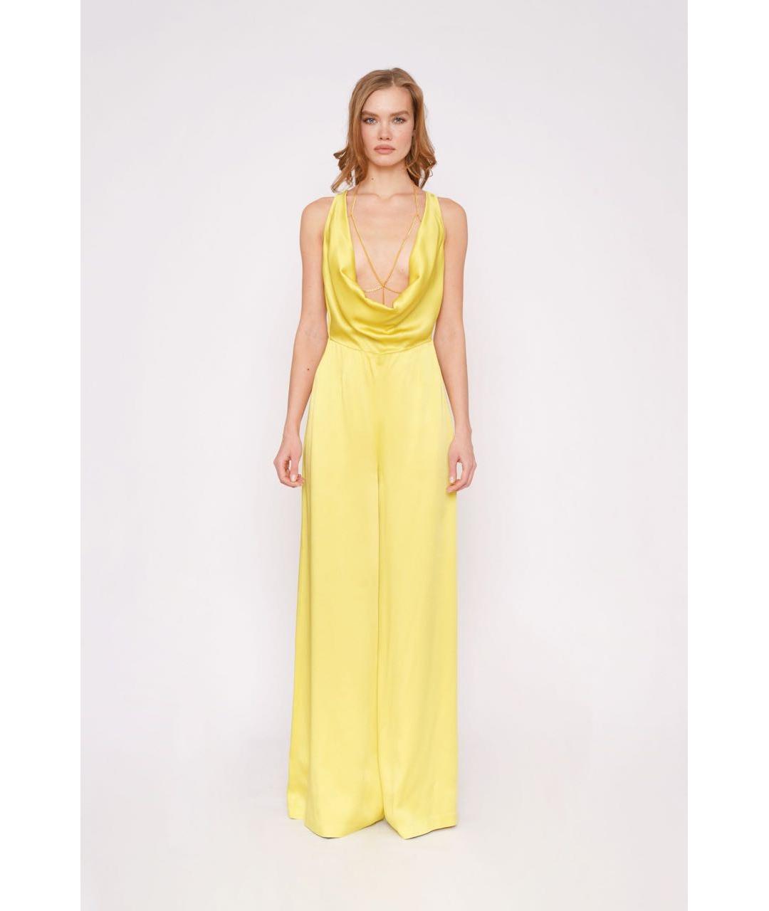 ELISABETTA FRANCHI Желтый комбинезон, фото 2