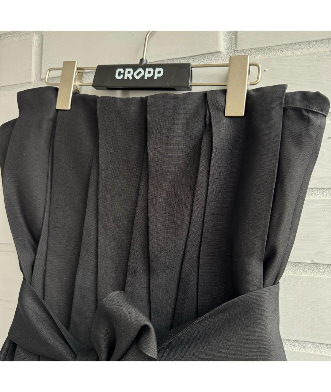 STELLA MCCARTNEY Черное шелковое коктейльное платье, фото 4