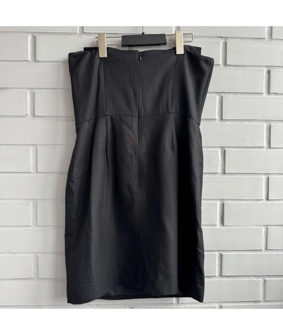 STELLA MCCARTNEY Черное шелковое коктейльное платье, фото 5