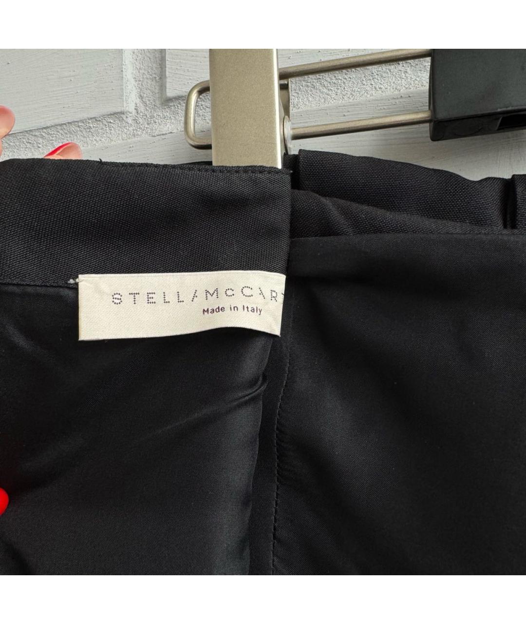 STELLA MCCARTNEY Черное шелковое коктейльное платье, фото 3