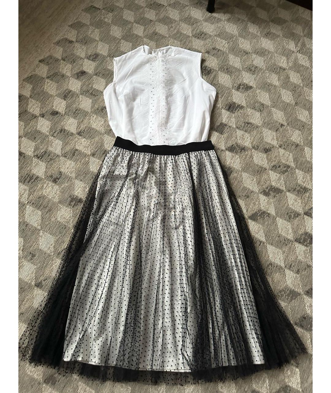 ESCADA Серая шифоновая юбка миди, фото 8