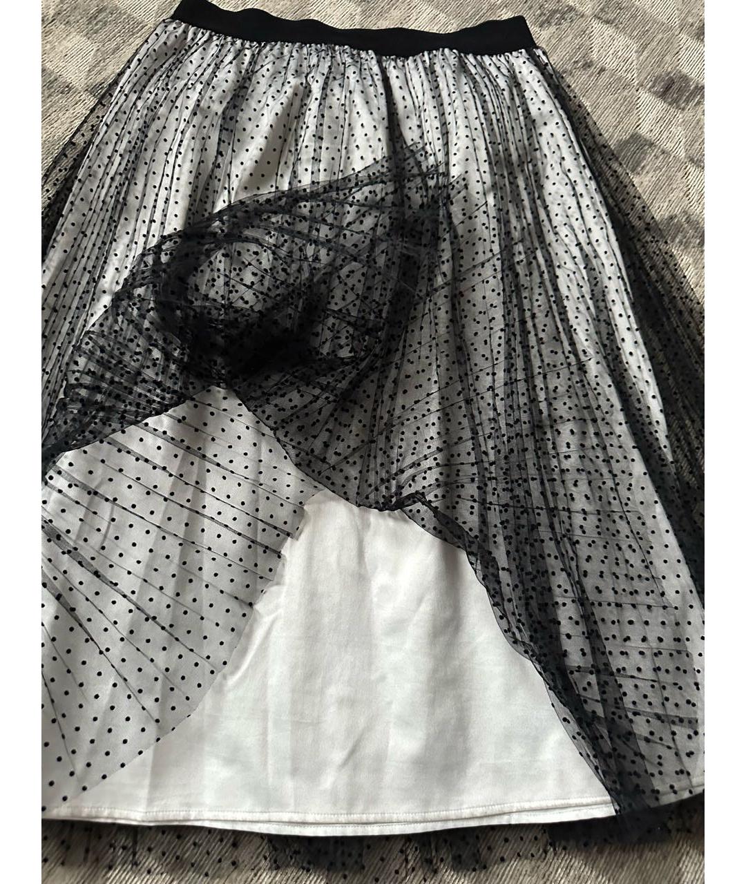 ESCADA Серая шифоновая юбка миди, фото 6