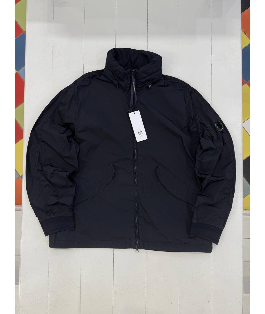 CP COMPANY Темно-синяя полиамидовая куртка, фото 4