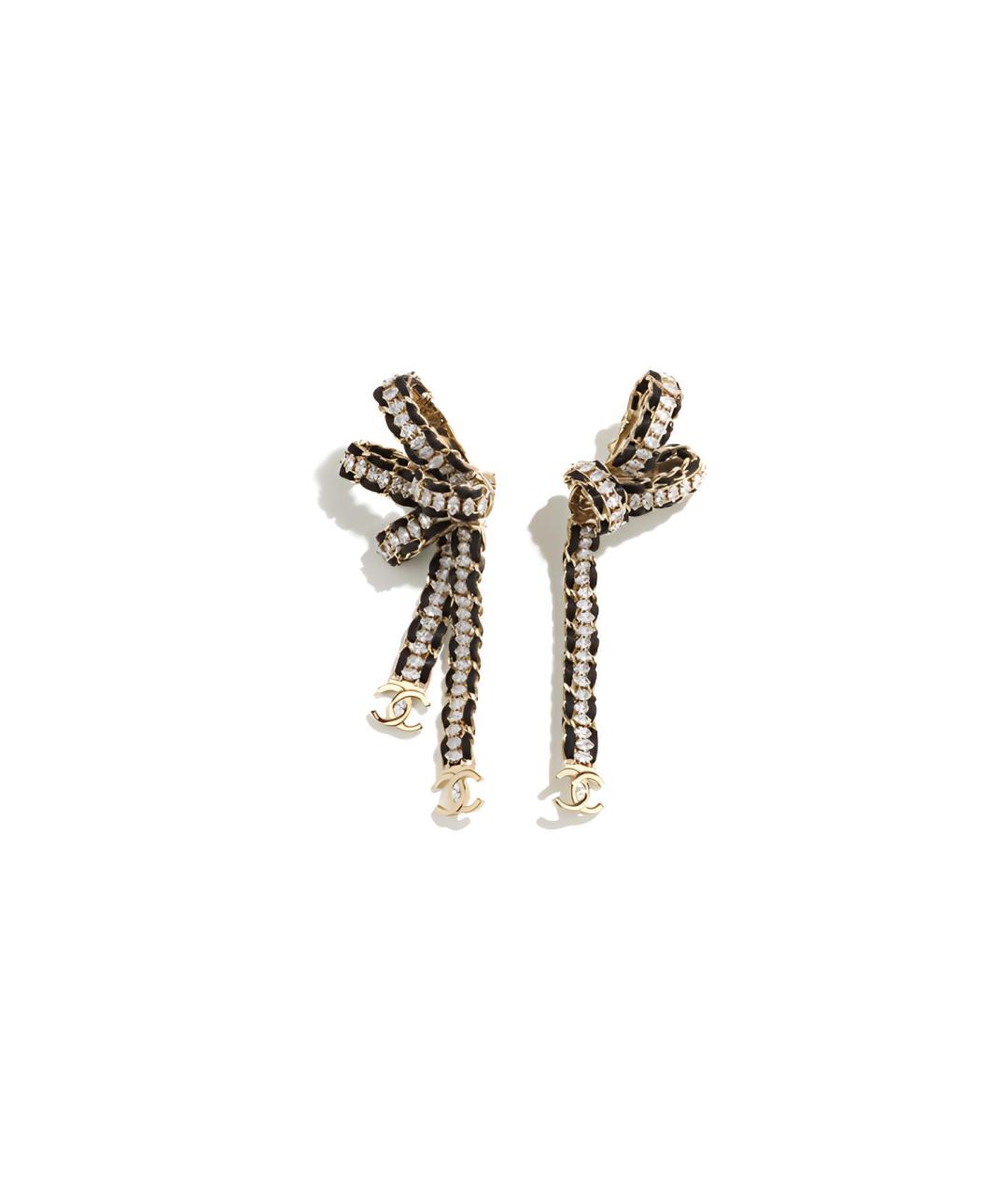 CHANEL Золотые серьги, фото 1