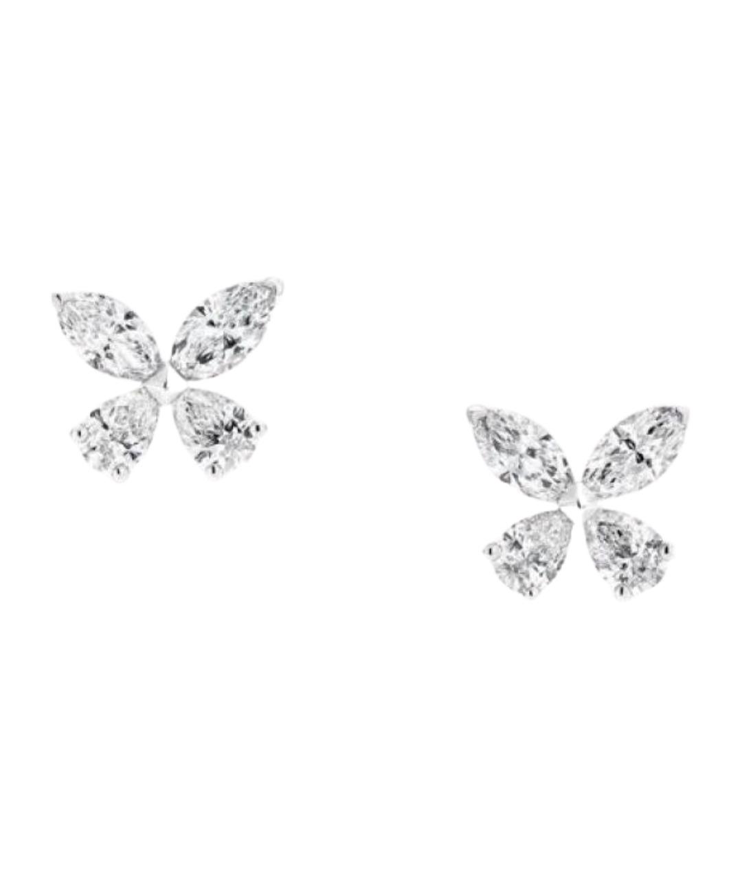 GRAFF Серебряные серьги из белого золота, фото 1