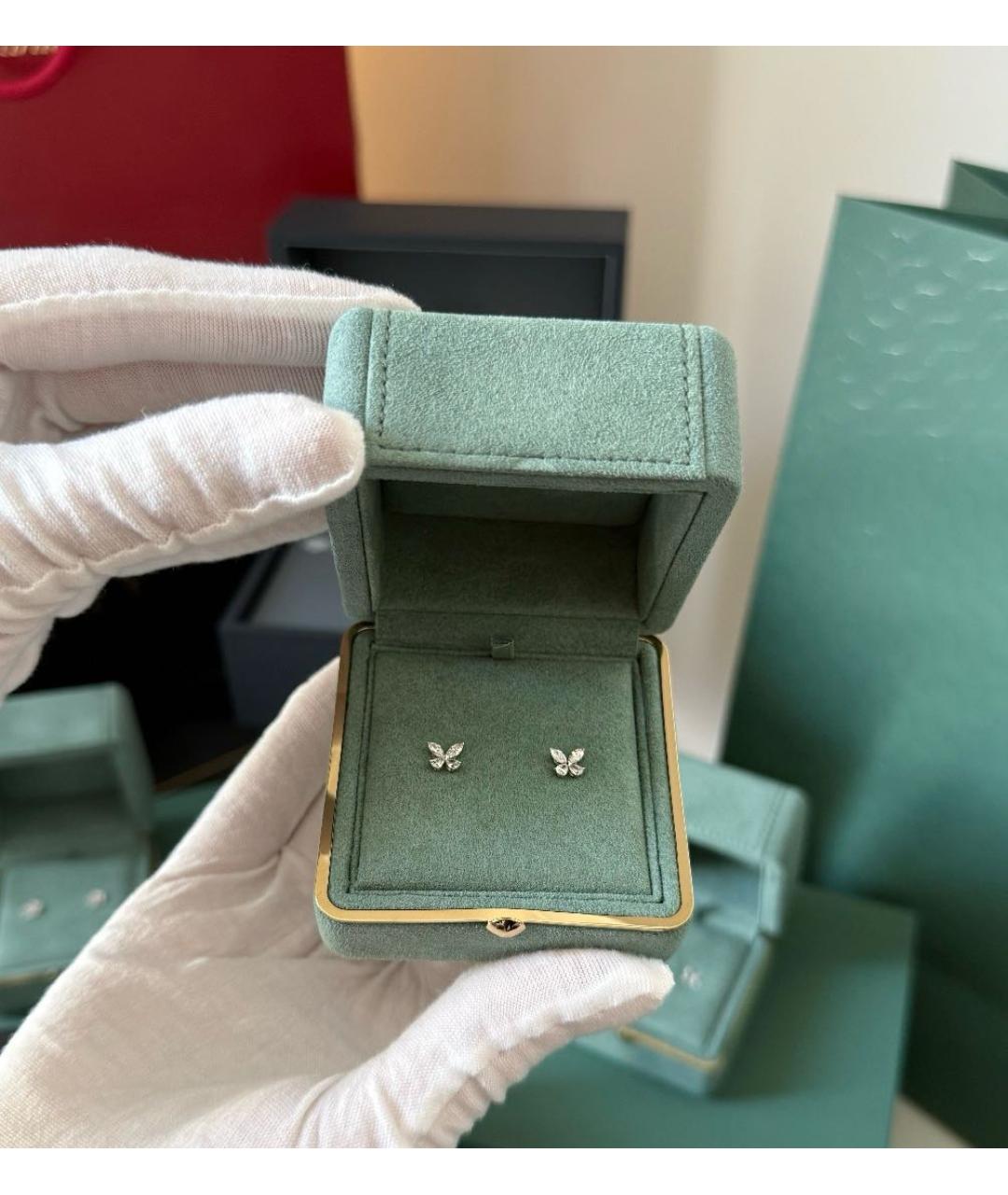 GRAFF Серебряные серьги из белого золота, фото 4