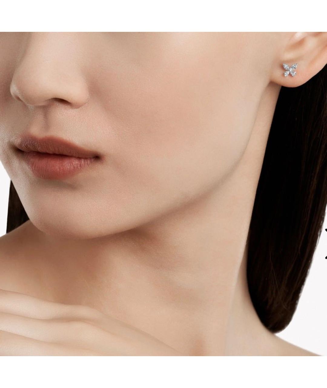 GRAFF Серебряные серьги из белого золота, фото 3