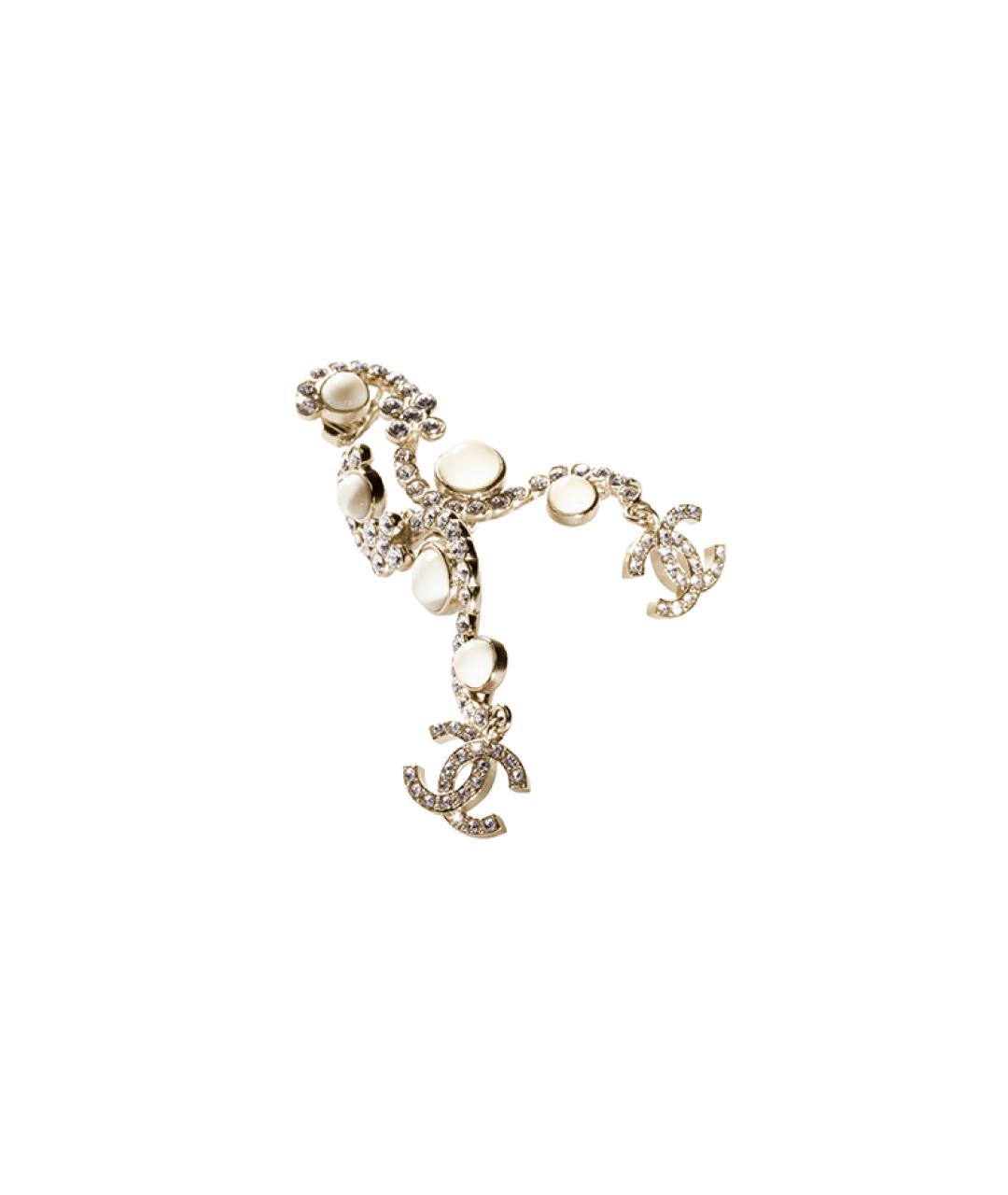 CHANEL Серебряные серьги, фото 2