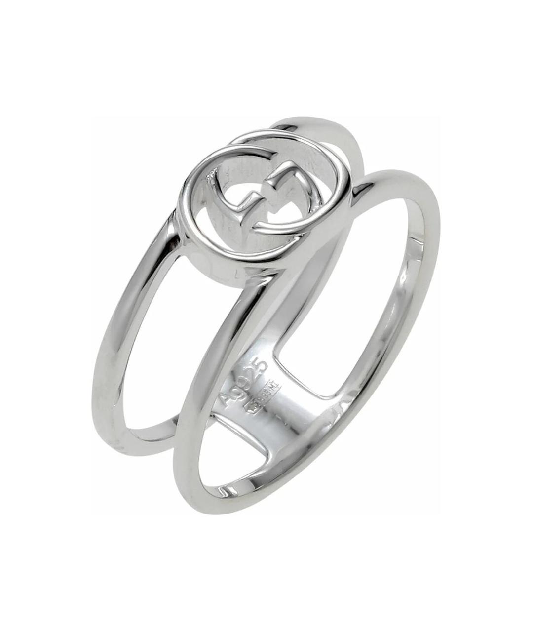 GUCCI Серебряное серебряное кольцо, фото 1