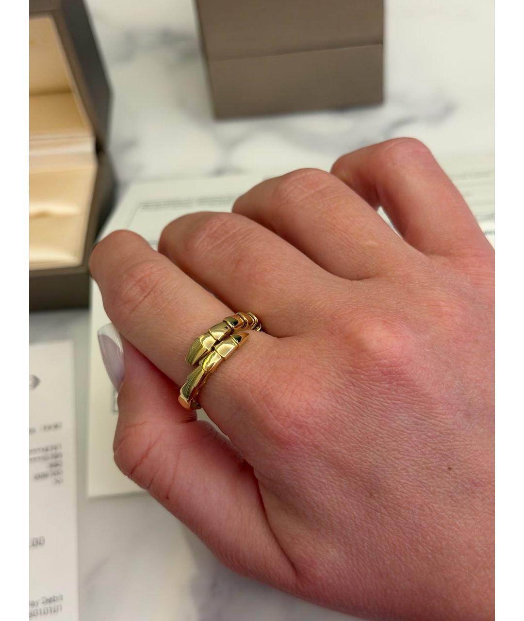 BVLGARI Золотое кольцо из желтого золота, фото 5