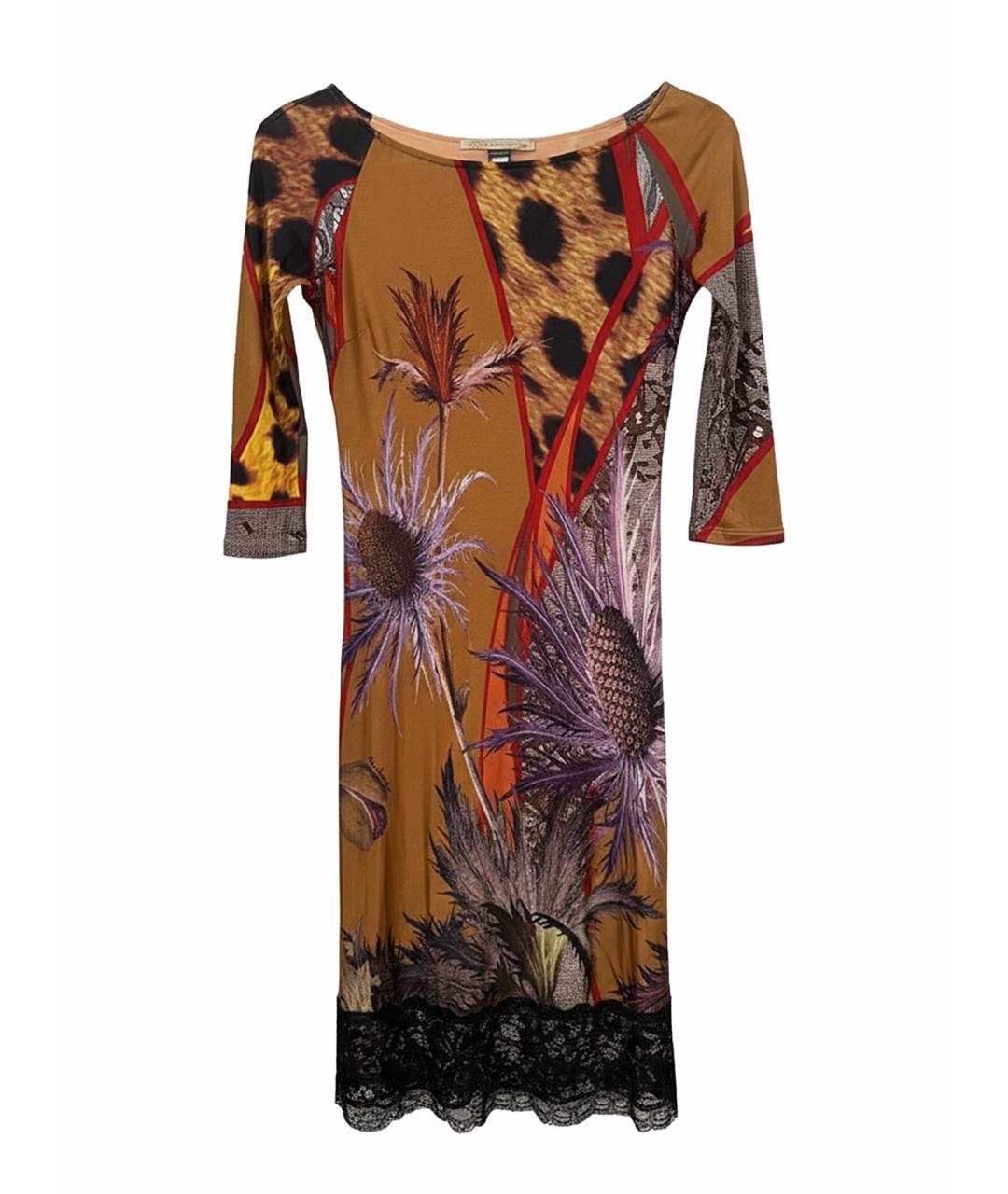 ROBERTO CAVALLI Мульти повседневное платье, фото 1