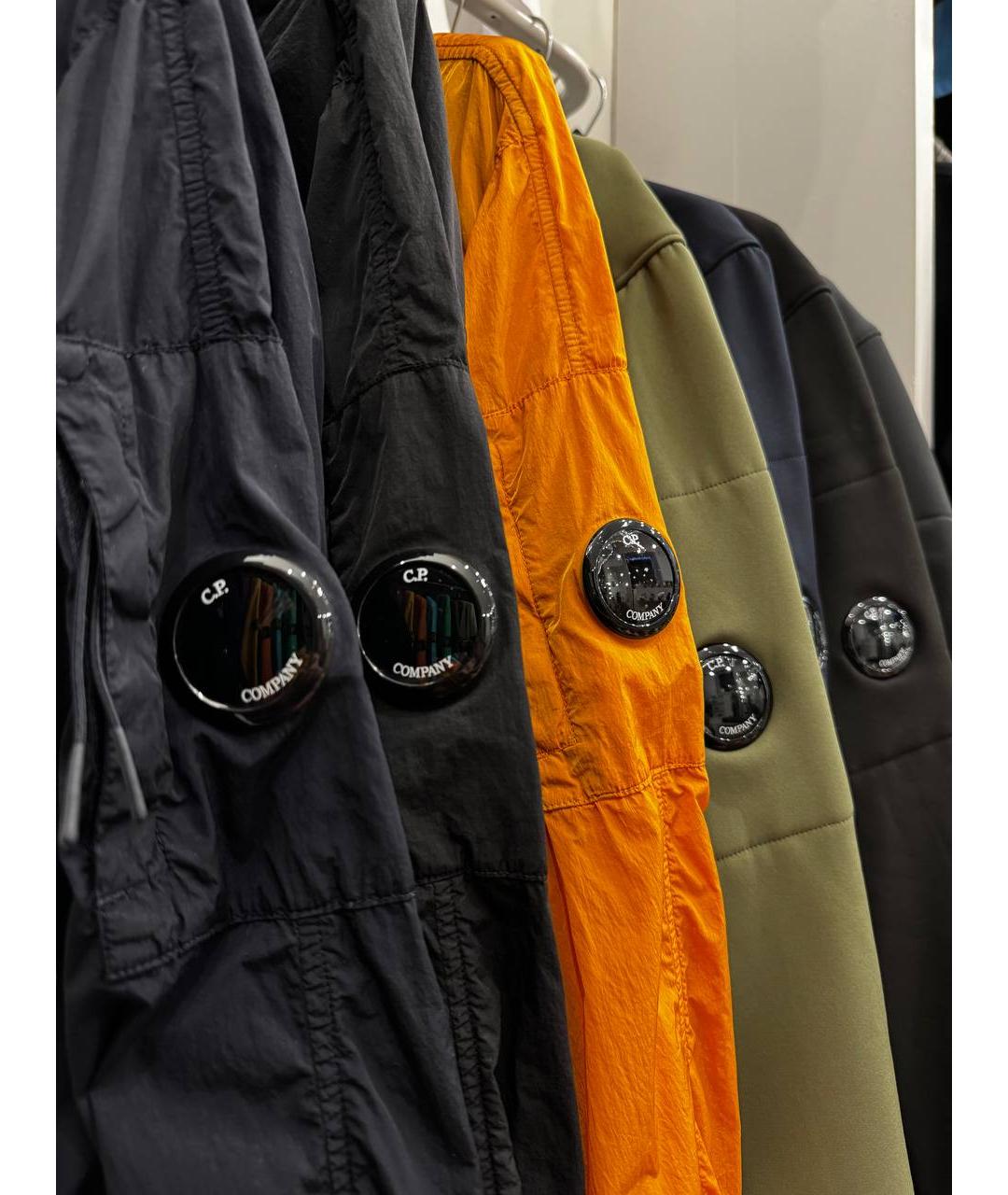 CP COMPANY Оранжевая полиамидовая куртка, фото 6