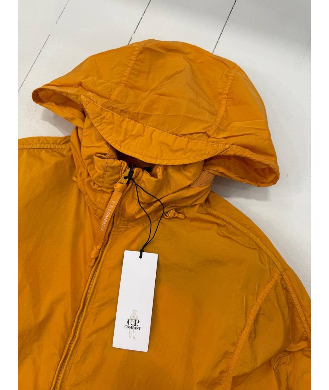CP COMPANY Оранжевая полиамидовая куртка, фото 3
