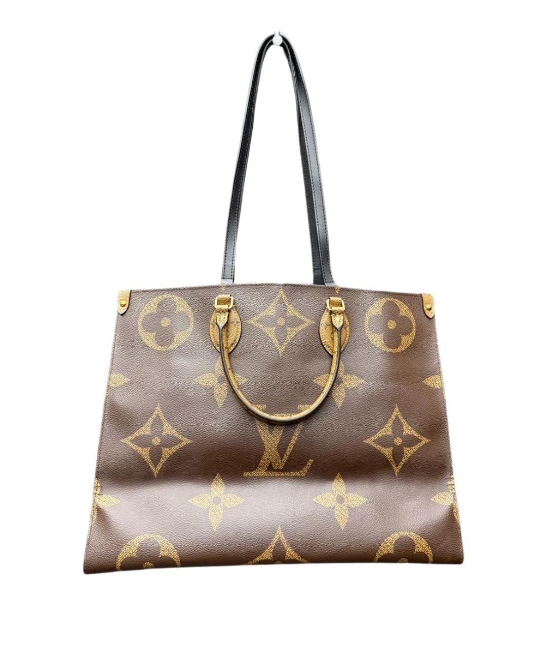 LOUIS VUITTON Коричневая сумка тоут, фото 1