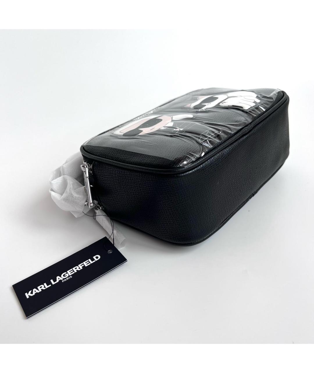 KARL LAGERFELD Черная сумка через плечо, фото 7