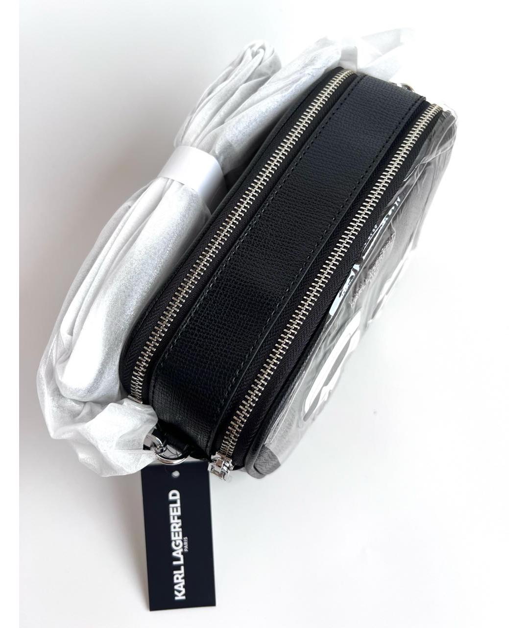KARL LAGERFELD Черная сумка через плечо, фото 6