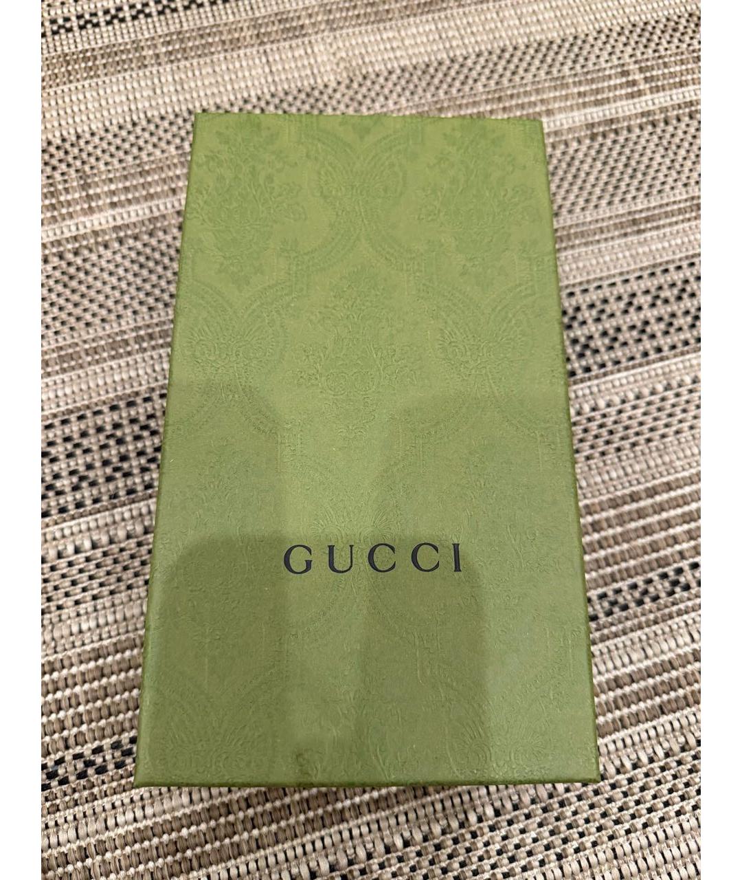 GUCCI Бежевый кожаный кошелек, фото 7