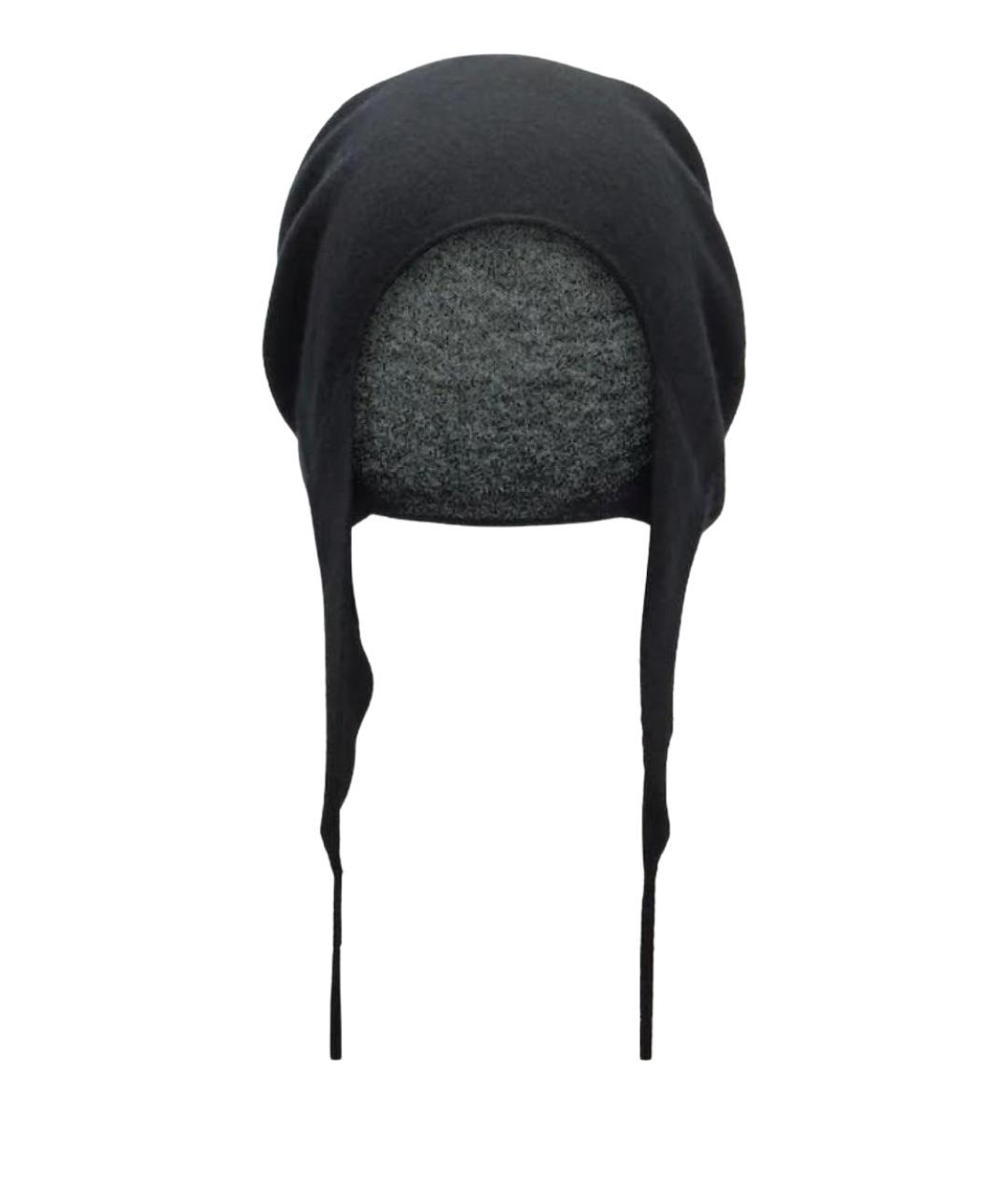 THE ROW Черная кашемировая шапка, фото 1