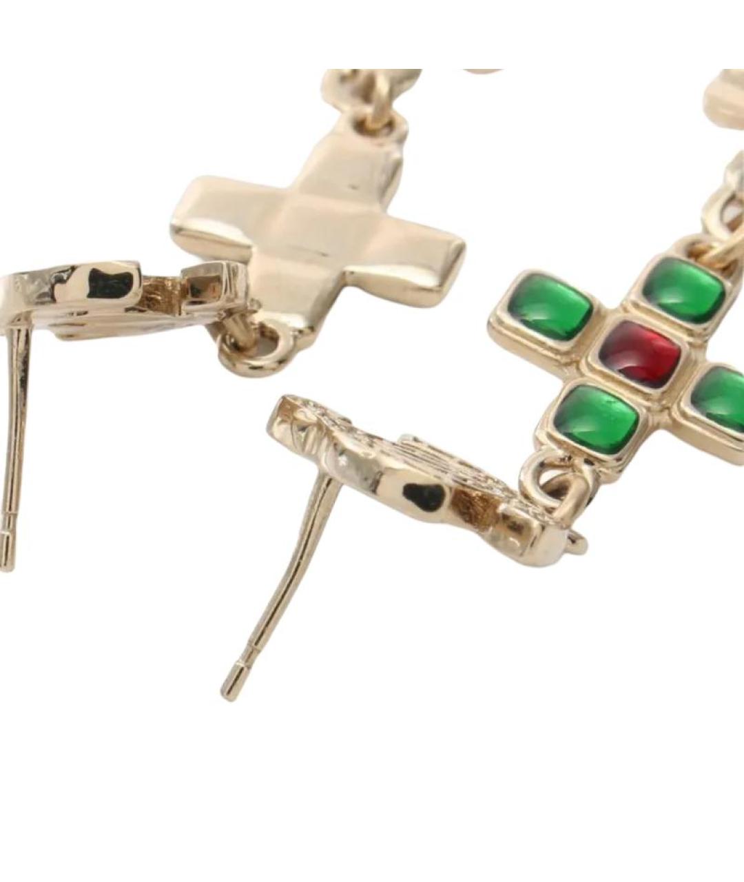 CHANEL Золотые серьги, фото 3