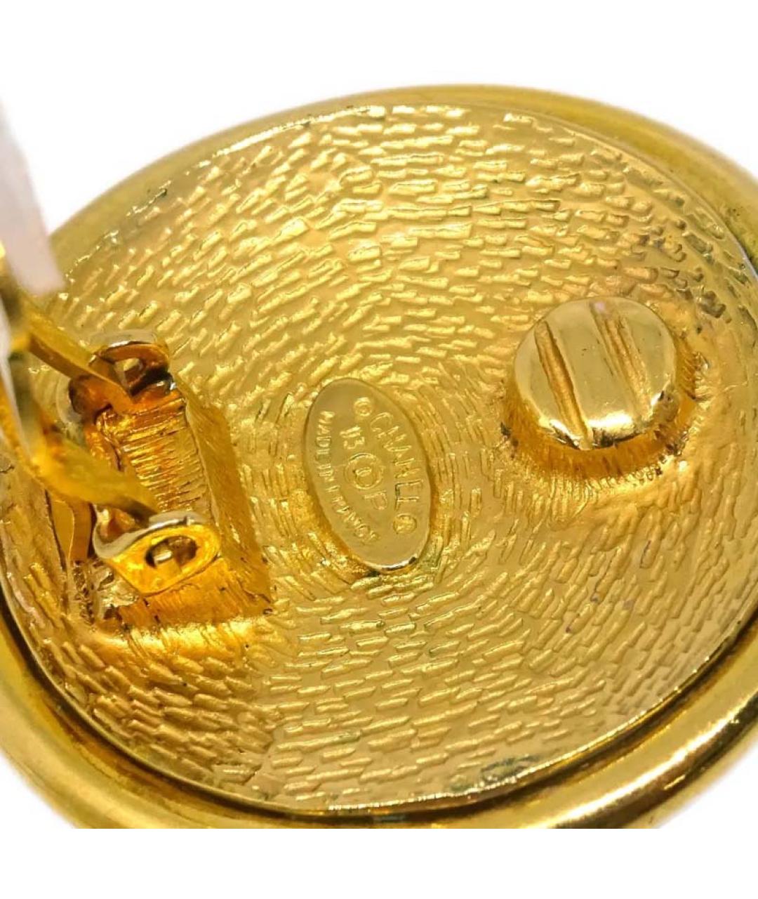 CHANEL Золотые серьги, фото 2