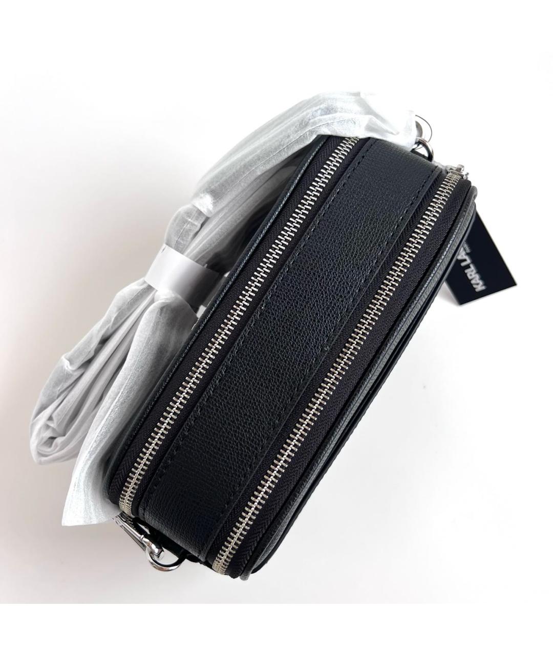 KARL LAGERFELD Черная сумка через плечо, фото 6