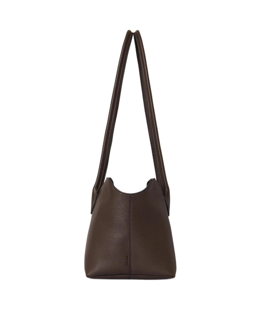 THE ROW Коричневая кожаная сумка через плечо, фото 3