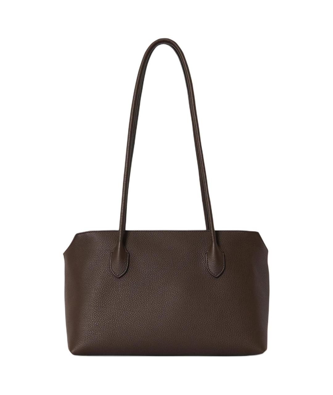 THE ROW Коричневая кожаная сумка через плечо, фото 1