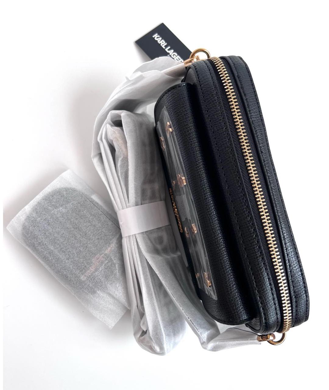 KARL LAGERFELD Черная сумка через плечо, фото 7