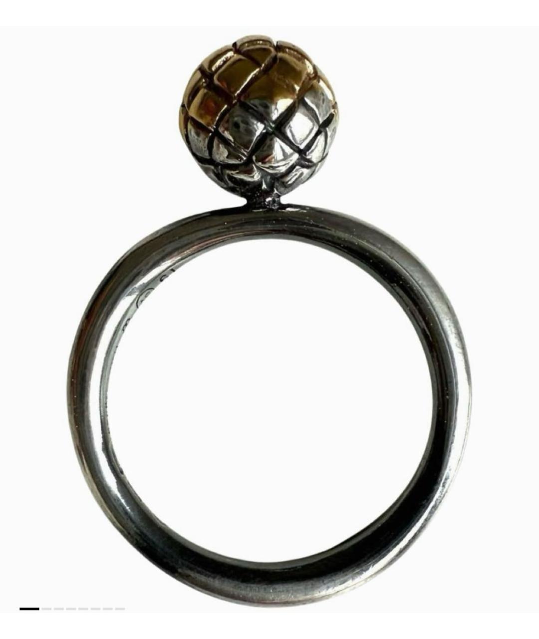 BOTTEGA VENETA Серебряное серебряное кольцо, фото 1