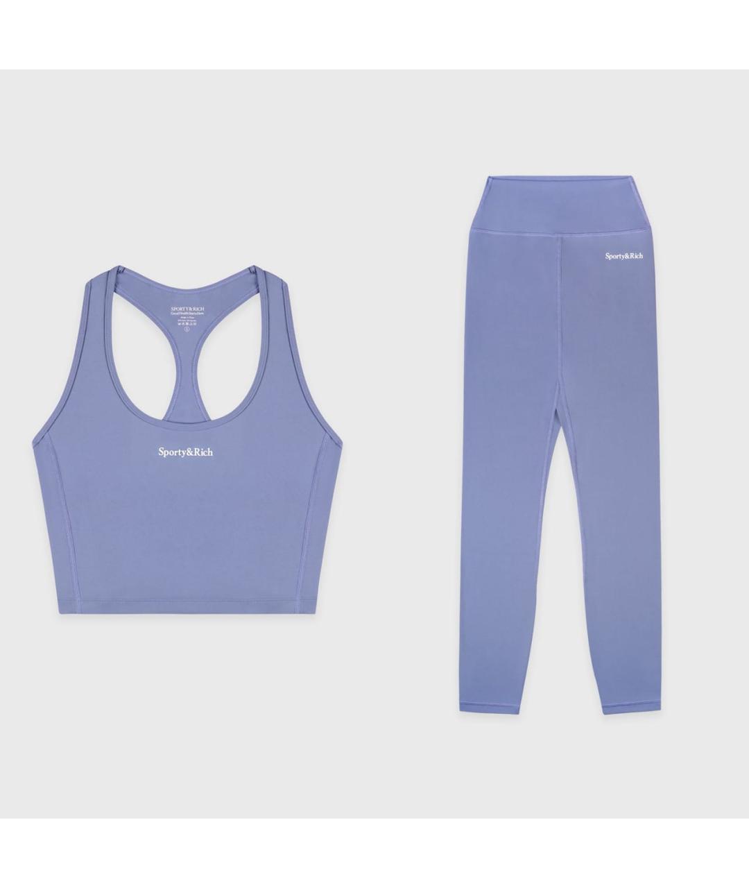 SPORTY AND RICH Фиолетовый спортивные костюмы, фото 9