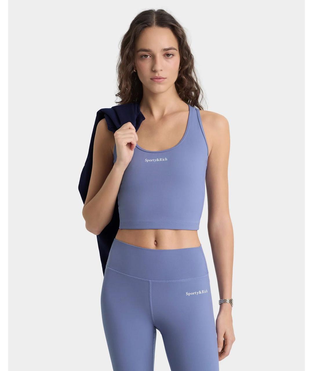 SPORTY AND RICH Фиолетовый спортивные костюмы, фото 2