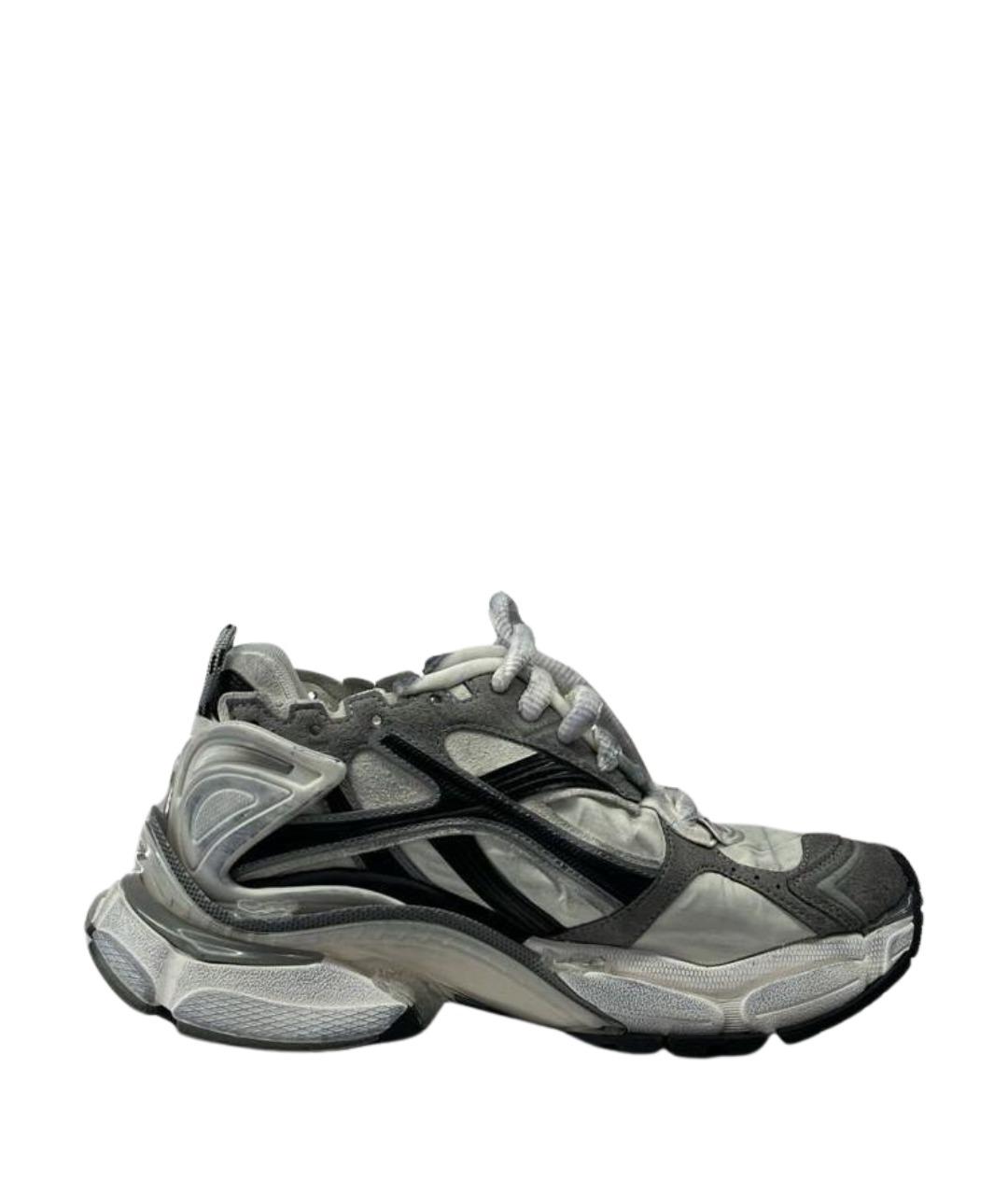 BALENCIAGA Белые текстильные кроссовки, фото 1