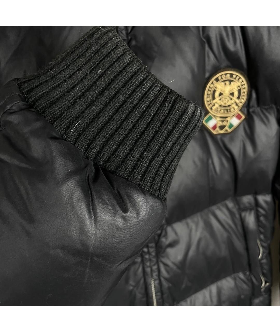 DOLCE&GABBANA Черный полиамидовый пуховик, фото 3