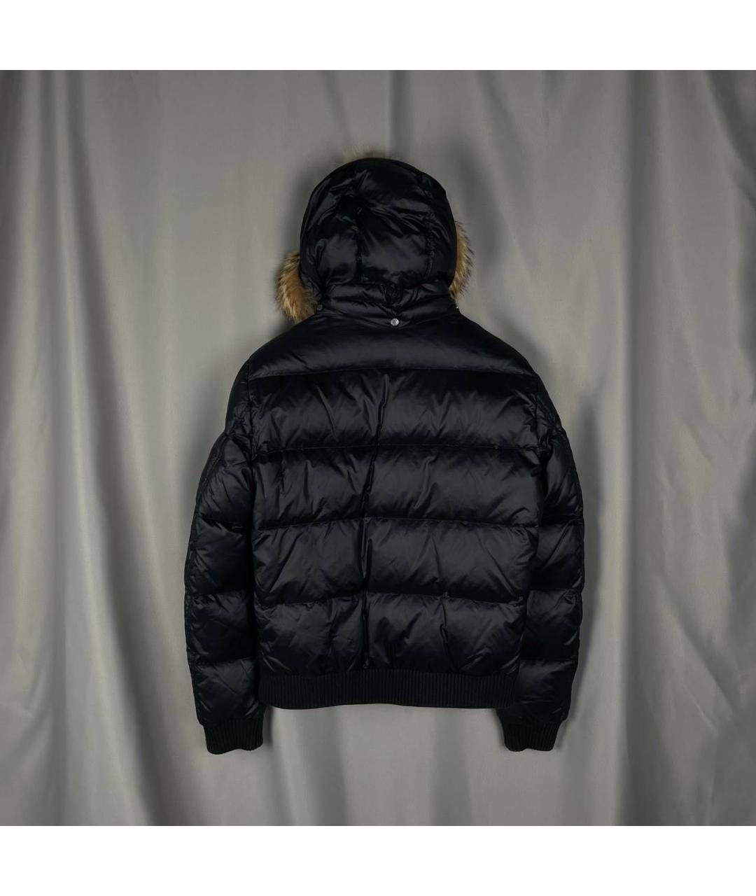 DOLCE&GABBANA Черный полиамидовый пуховик, фото 2