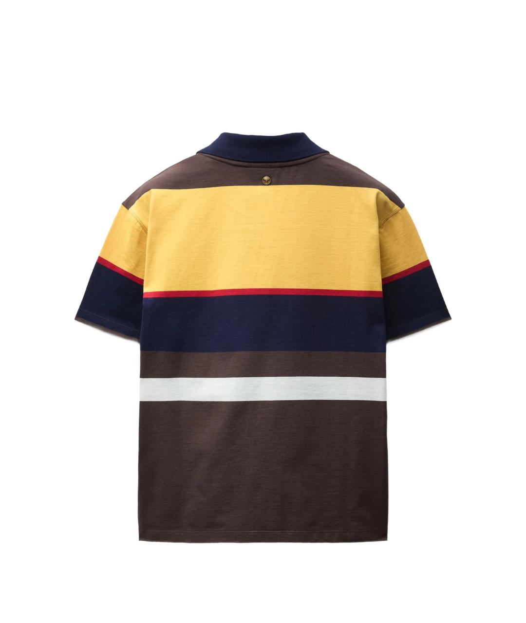 VERSACE Мульти хлопковое поло с коротким рукавом, фото 2