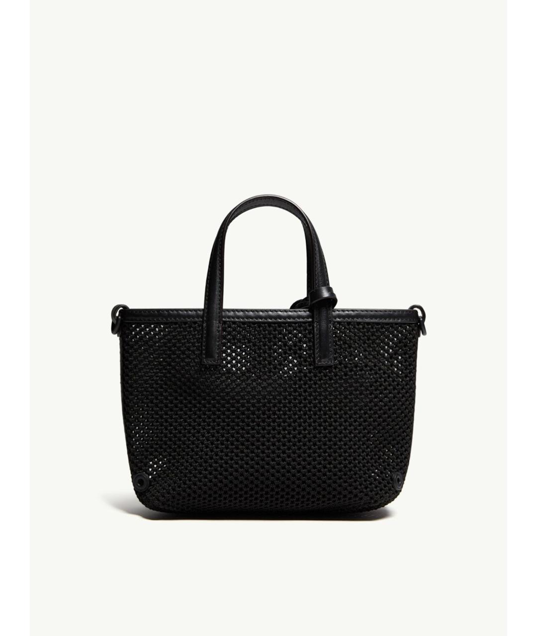 MONCLER Черная синтетическая сумка тоут, фото 4