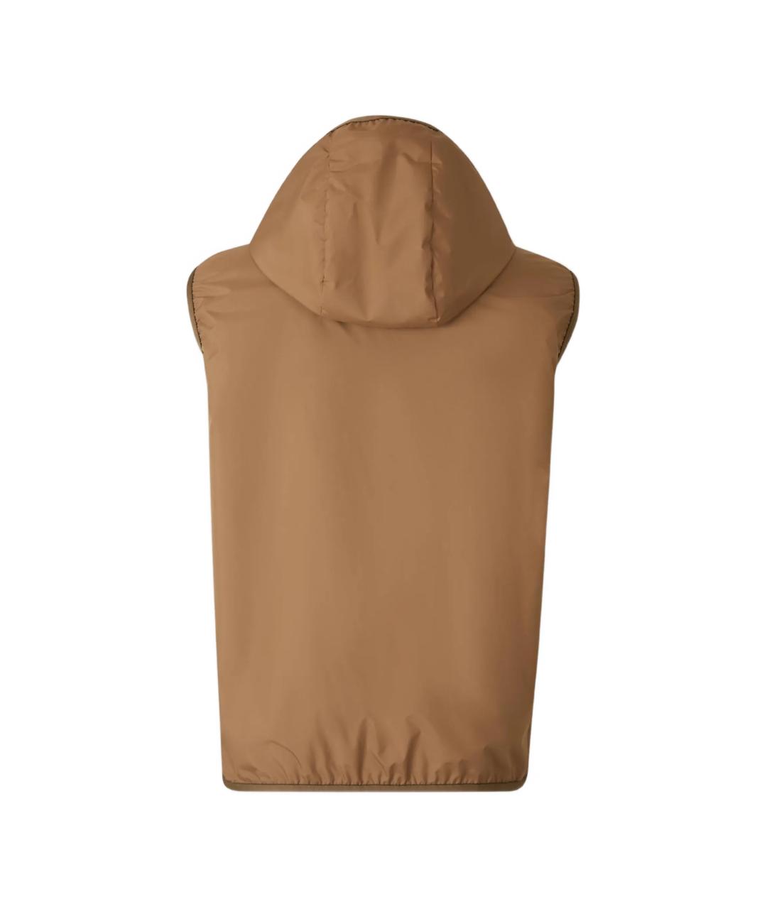 MONCLER Зеленая синтетическая куртка, фото 4