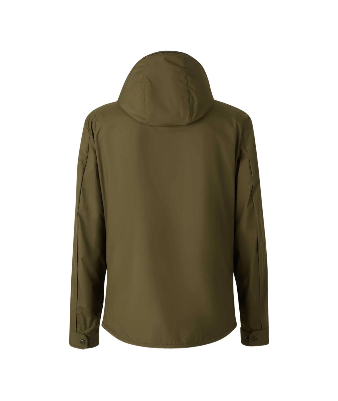 MONCLER Зеленая синтетическая куртка, фото 3