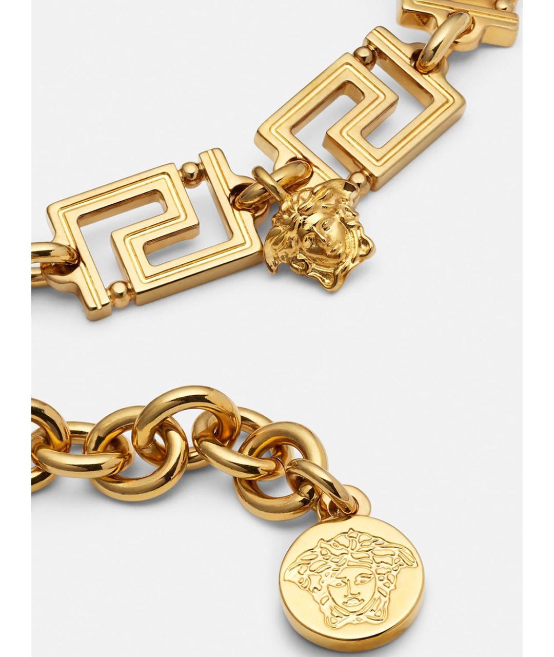 VERSACE Золотой металлический браслет, фото 2
