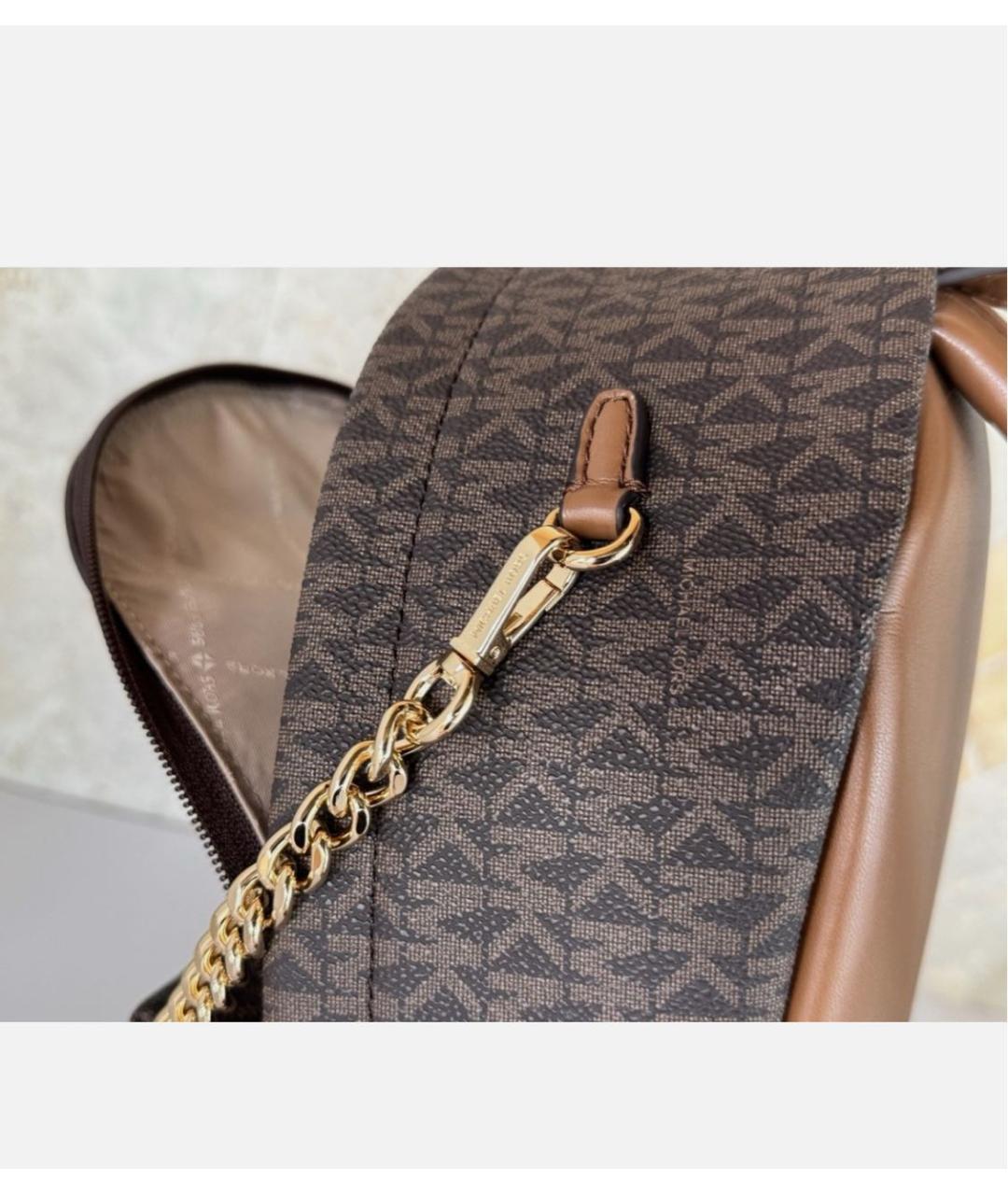MICHAEL KORS Коричневый рюкзак, фото 7