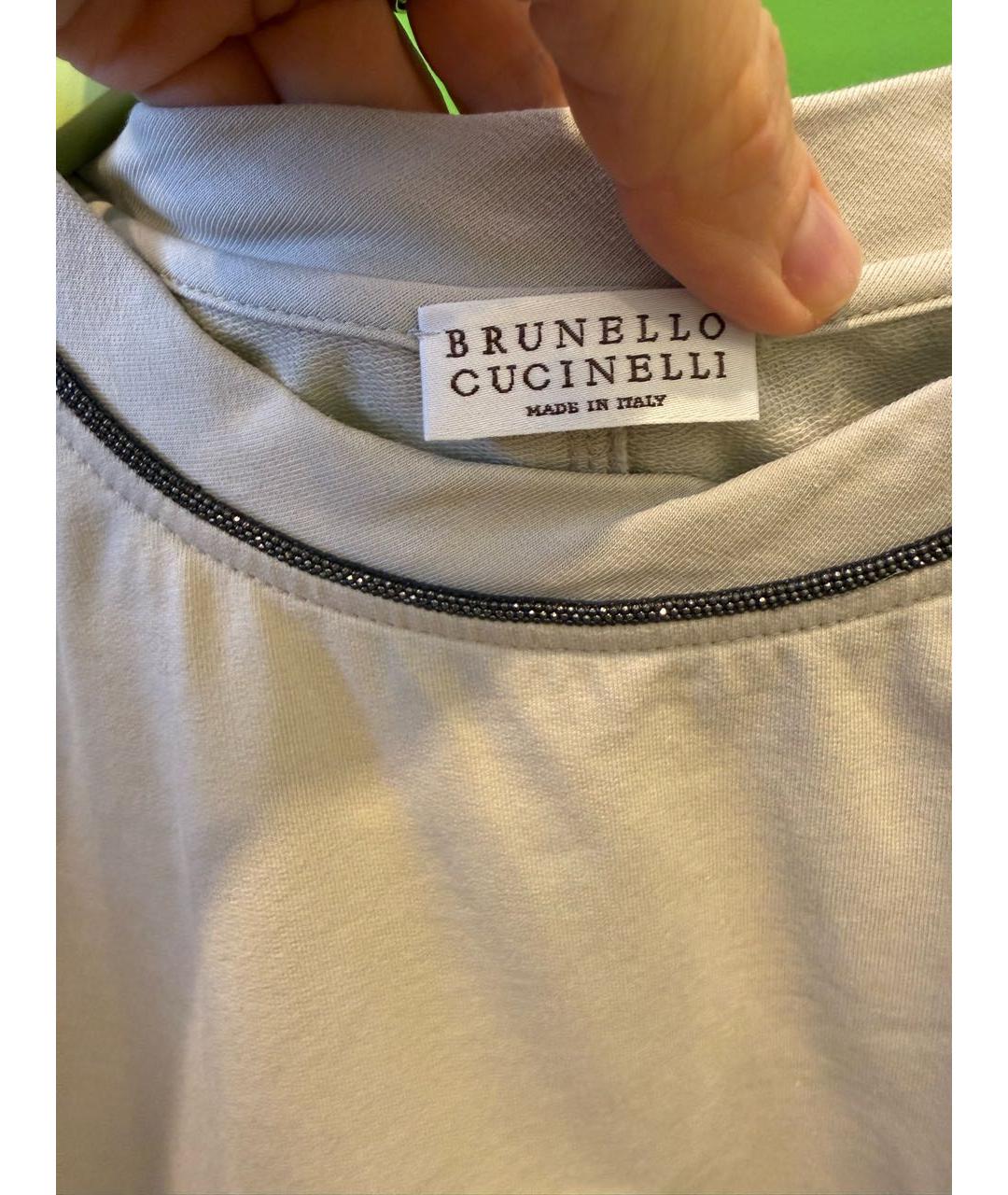 BRUNELLO CUCINELLI Бежевый хлопковый спортивные костюмы, фото 4