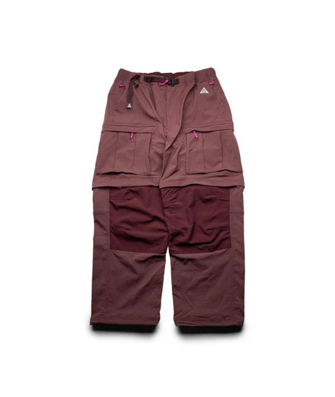 NIKE ACG Бордовые синтетические повседневные брюки, фото 9