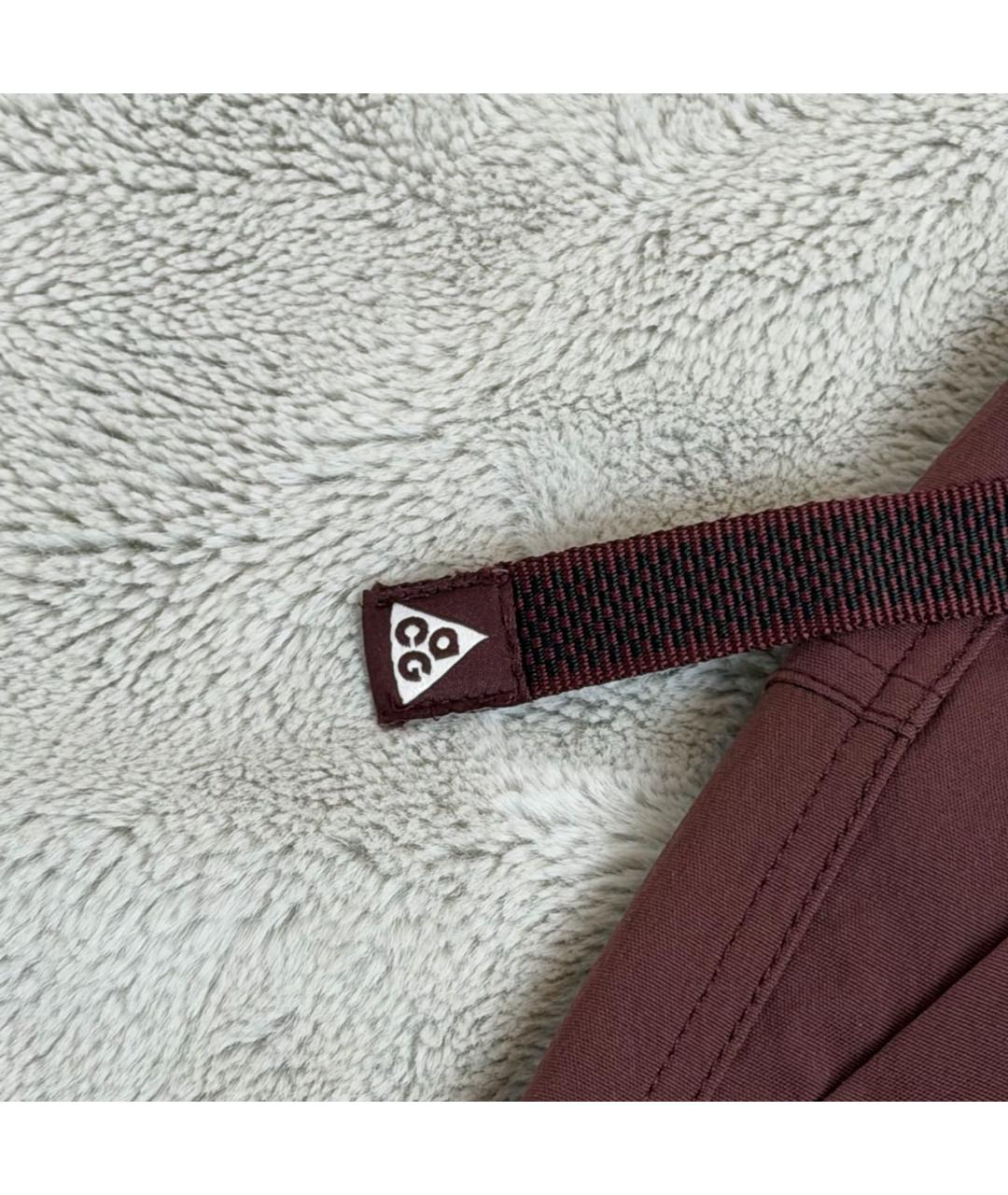 NIKE ACG Бордовые синтетические повседневные брюки, фото 5