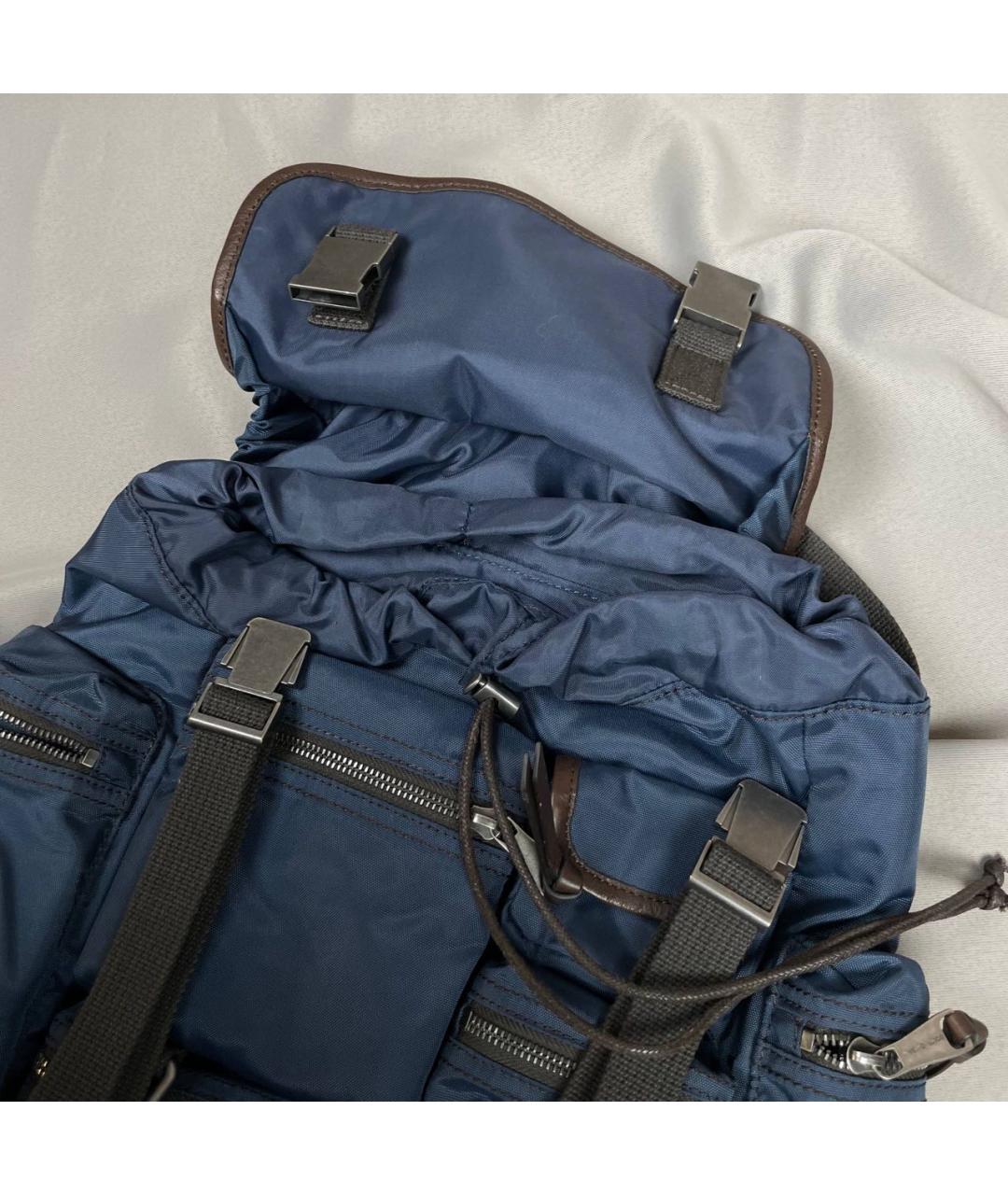 DOLCE&GABBANA Темно-синий рюкзак, фото 4