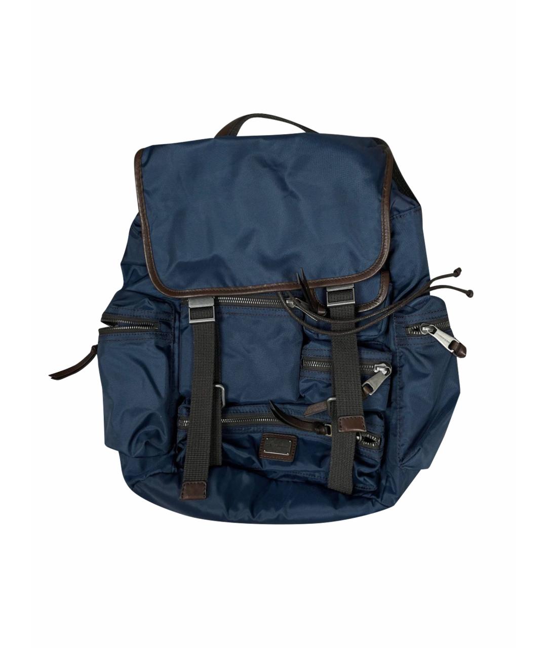 DOLCE&GABBANA Темно-синий рюкзак, фото 1