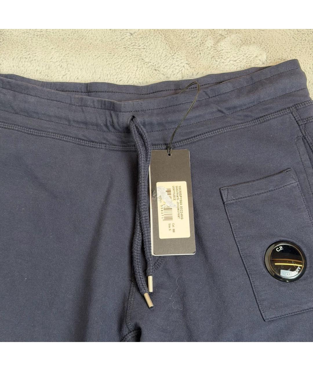 CP COMPANY Темно-синие хлопковые повседневные брюки, фото 3